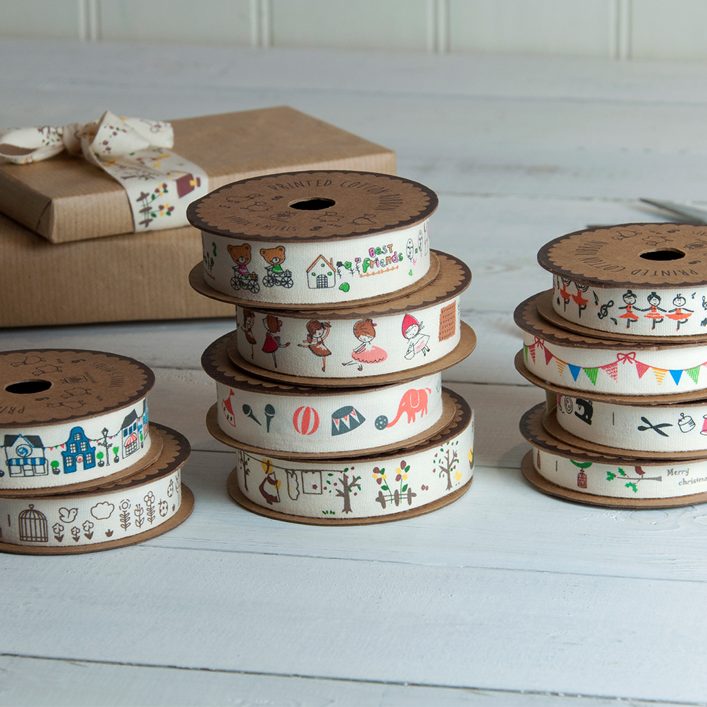 Teddy Bears Printed Ribbon | Rex London (dotcomgiftshop)